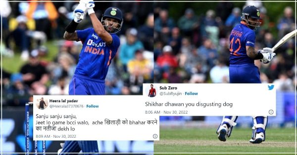 “अब उम्र हो गई है संन्यास ही ले लो”, कप्तान Shikhar Dhawan की कछुआ छाप पारी देख भड़के फैंस, 28 रन पर विकेट देने के बाद हुए ट्रोल