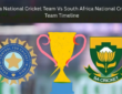 India National Cricket Team Vs South Africa National Cricket Team Timeline