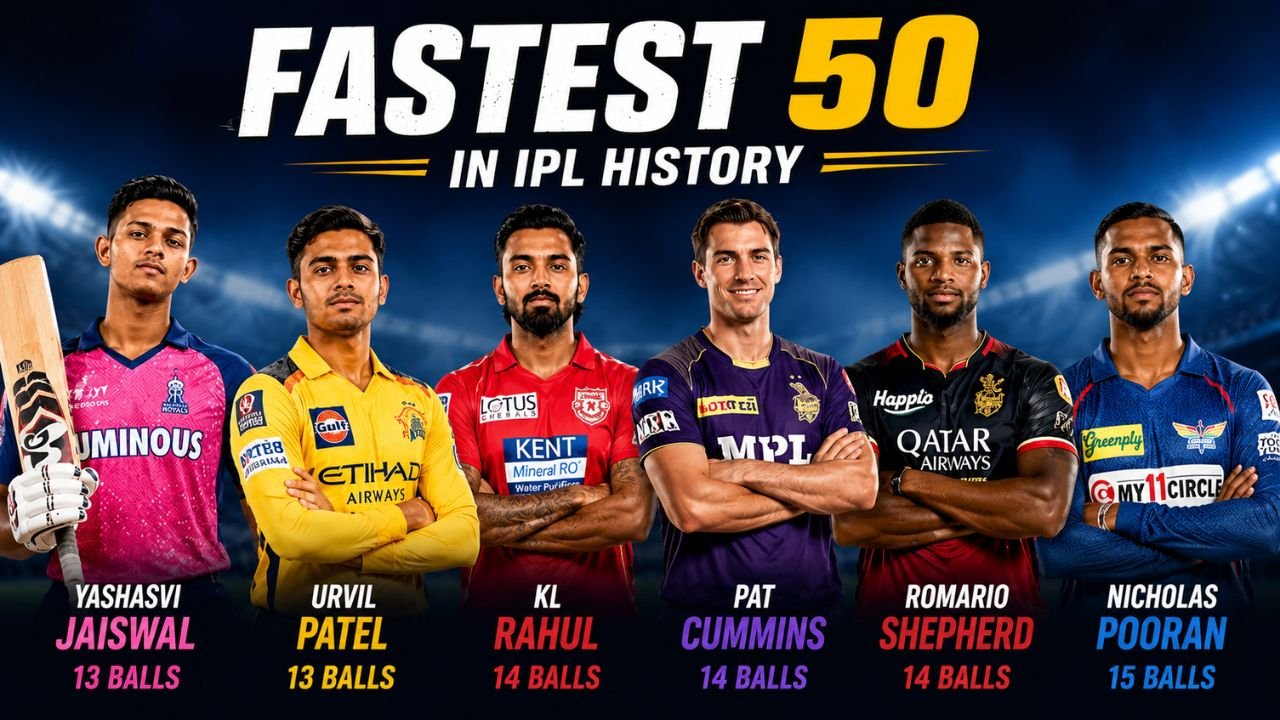 Fastest 50 in IPL
