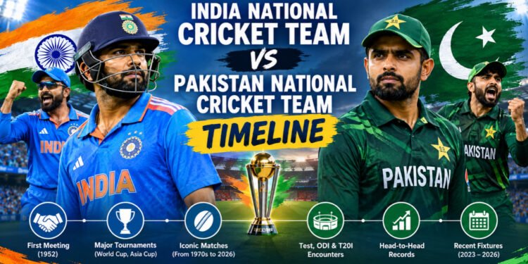 India National Cricket Team vs Pakistan National Cricket Team Timeline 2026